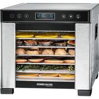 Rommelsbacher Dehydrator DA 650, Tørremaskine rustfrit stål/Sort