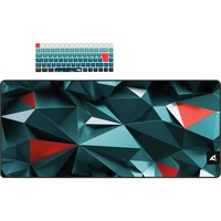 Sharkoon SKILLER SGK50 S3 Design Bundle D1, Sæt graugrün/Rød
