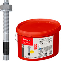 fischer Boltanker FAZ II Plus 12/10 i spand, Dyvel Sølv