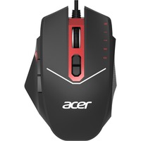 Acer GP.MCE11.01R mus Højre hånd USB Type-A Optisk 4200 dpi, Gaming mus Sort/Rød, Højre hånd, Optisk, USB Type-A, 4200 dpi, Sort
