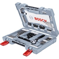 Bosch Premium X-Line Boresæt 22 stk, Boremaskine &amp; bit sæt Grøn, Boremaskine, Boresæt, Beton, Metal, Træ, Cylindrisk skaft, 3 - 10 mm, 2 - 6 mm