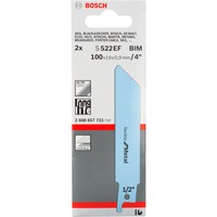 Bosch S 522 EF Saber savklinge Bimetal 1 stk Saber savklinge, Blik (tynd), Bimetal, 1,4 mm, 4 mm, 1 stk