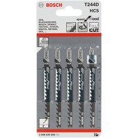 Bosch Stiksavklinge T 244 D Speed til træ, 100mm 
