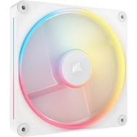 Corsair iCUE LINK LX140-R RGB PWM Reverse, Sag fan Hvid