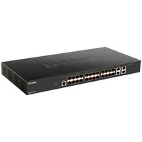 D-Link DXS-1210-28S netværksswitch Administreret L2/L3 10G Ethernet (100/1000/10000) 1U Sort Administreret, L2/L3, 10G Ethernet (100/1000/10000), Stativ-montering, 1U