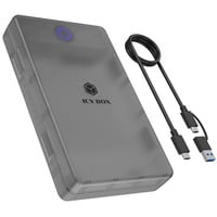 ICY BOX IB-388-CU3, Drev kabinet Sort