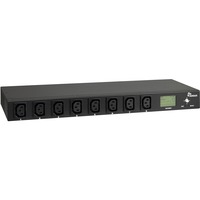 Inter-Tech PDU SA-0816, Strømskinne Sort