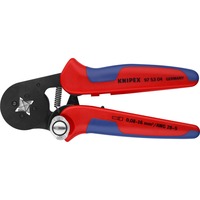 KNIPEX 97 53 04 tang, Crimpning værktøj Rød/Blå, Krom-vanadium-stål, Blå/rød, 18 cm, 405 g