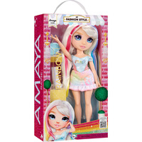 MGA Entertainment Rainbow High My Fashion Style Fashion Dolls - Amaya, Dukke Rainbow High My Fashion Style Fashion Dolls - Amaya, Mode dukke, Hunstik, 4 År, Dreng/Pige, 280 mm, Flerfarvet