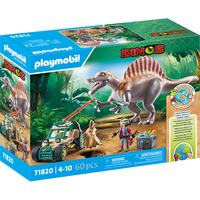 PLAYMOBIL Dinos Spinosaurus-angreb på Dino-udgravning, Bygge legetøj 