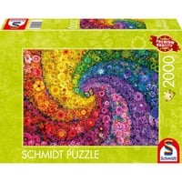 Schmidt Spiele Farverig blomsterhvirvel, Puslespil 