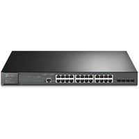 TP-Link Omada SG3428MP netværksswitch Administreret L2+ Gigabit Ethernet (10/100/1000) Strøm over Ethernet (PoE) 1U Sort Administreret, L2+, Gigabit Ethernet (10/100/1000), Strøm over Ethernet (PoE), Stativ-montering, 1U
