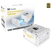 Thermaltake Dockpower FI 1200W Sne, PC strømforsyning Hvid