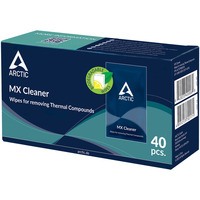 ARCTIC MX Cleaner, Rengøringsklude Rensemiddel til termisk fedt, CPU, Kølelegeme, 40 stk, 52 mm, 147 mm, 82 mm