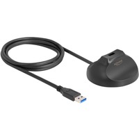 DeLOCK Magnetisk fod USB-A 5 Gbps dockingkabel Sort