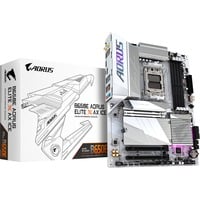 GIGABYTE B650E AORUS ELITE X AX ICE, Bundkort Hvid/Sølv