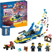 LEGO City Havpolitiets detektivmissioner, Bygge legetøj Byggesæt, 6 År, Plast, 278 stk, 405 g