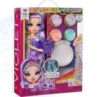 MGA Entertainment Rainbow High Rainbow Shimmers with Slime Fashion Doll - Violet (purple), Dukke Rainbow High Rainbow Shimmers with Slime Fashion Doll - Violet (purple), Mode dukke, Hunstik, 4 År, Dreng/Pige, 280 mm, Flerfarvet