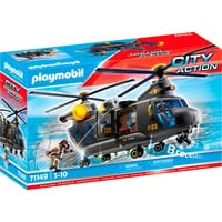 PLAYMOBIL City Action SWAT-redningshelikopter, Bygge legetøj 