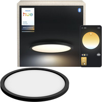 Philips Hue Hue White Ambiance Aurelle rund loftlampe, LED lys Sort