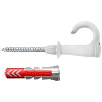 fischer EasyHook Rund DuoPower 8x40, Dyvel Hvid
