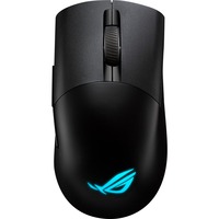ASUS ROG Keris Wireless AimPoint mus Spil Højre hånd RF Wireless + Bluetooth + USB Type-C Optisk 36000 dpi, Gaming mus Sort, Højre hånd, Optisk, RF Wireless + Bluetooth + USB Type-C, 36000 dpi, Sort