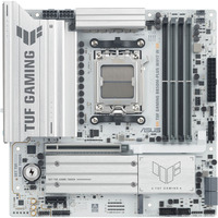 ASUS TUF GAMING B850M-PLUS WIFI7 W AMD B850 Sokkel AM5 micro ATX, Bundkort AMD, Sokkel AM5, AMD Ryzen 7000 Series, AMD Ryzen 8000 Series, AMD Ryzen 9000 Series, Sokkel AM5, DDR5-SDRAM, 256 GB