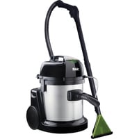 Fakir Deluxe 9800s 22 L Beholder vakuum Tør&våd 2200 W, Våd / tør støvsuger Sølv/Sort, 2200 W, Beholder vakuum, Tør&våd, 22 L, Sort, Sølv