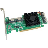 HighPoint SSD7580B PCIe 4.0x16 8x U.2P NVMe, Interface card 