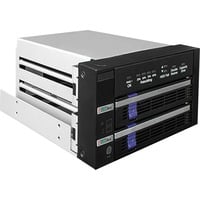 Icy Dock MB901SPR-B computeretui del Universel HDD bur, Indramning Sort/Sølv, Universel, HDD bur, Metal, Plast, Sort, Sølv, 2.5,3.5", CE, RoHS, REACH