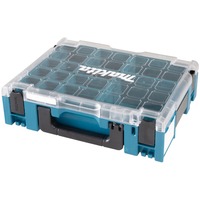 Makita MAKPAC-Organizer 191X80-2, Kuffert Blå/gennemsigtig