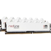 Mushkin Redline hukommelsesmodul 16 GB 2 x 8 GB DDR4 3200 Mhz Hvid, 16 GB, 2 x 8 GB, DDR4, 3200 Mhz, 288-pin DIMM, Hvid