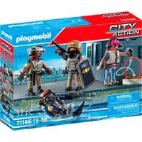 PLAYMOBIL City Action SWAT-figursæt, Bygge legetøj 