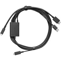 Wacom One 3 i 1 kabel, 2 meter Sort