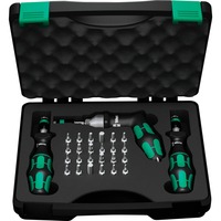 Wera Kraftform moment-skruetrækker sæt 2,5-55,0 in.lbs. Sort/Grøn