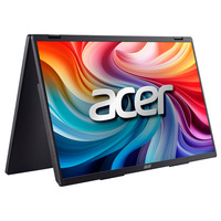 Acer PD163QT Dobbelt, bærbar LED-skærm Sort