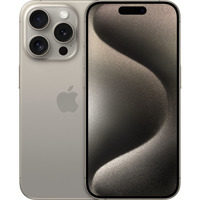 Apple iPhone 15 Pro 256GB Renoveret, Mobiltelefon Titanium