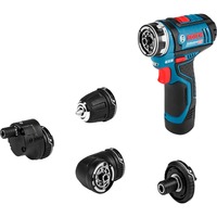 Bosch Batteridrevet bore-/skruemaskine GSR 12V-15 FC Professional, 12 volt, Skruetrækker Blå/Sort