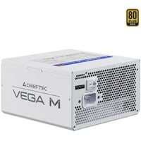 Chieftec Vega PPG-1000-CW enhed til strømforsyning 1000 W 24-pin ATX ATX Hvid, PC strømforsyning Hvid, 1000 W, 100 - 240 V, 50/60 Hz, 12 A, 100 W, 1000 W