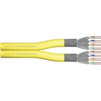 Digitus Professionelt Cat.7a S/FTP installationskabel duplex, Dca Gul