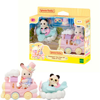 EPOCH Traumwiesen Sylvanian Families - Forlystelsespark legetøjssæt Togtur, Bygge legetøj 