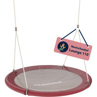 HUDORA Redehuske Lounge 110, Gynge Rød/Beige