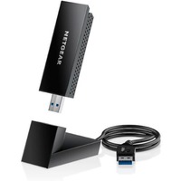 Netgear Nighthawk AXE3000 WLAN 1200 Mbit/s, Wi-Fi-adapter Trådløs, USB, WLAN, Wi-Fi 6E (802.11ax), 1200 Mbit/s, Sort