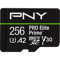 PNY P-SDU256V32200PEP-GE, Hukommelseskort Sort/Grøn