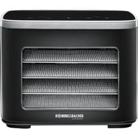 Rommelsbacher Mini dehydrator DA 450, Tørremaskine rustfrit stål/Sort