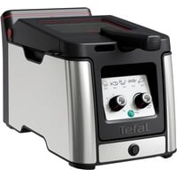 Tefal Clear Duo FR600D Enkelt 0,65 L Enkeltstående 2000 W Frituregryde Sort, Rustfrit stål, Deep friture rustfrit stål/Sort, Frituregryde, 0,65 L, 1,2 kg, 3,5 L, Kulfiber, 30 min.