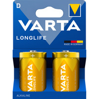 VARTA Longlife Batteri LR20, D (Mono) 