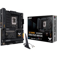 ASUS TUF GAMING B760-PLUS WIFI D4 Intel B760 LGA 1700 ATX, Bundkort Sort, Intel, LGA 1700, Intel® Celeron®, Intel® Core™ i3, Intel® Core™ i5, Intel® Core™ i7, Intel® Core™ i9,..., LGA 1700, DDR4-SDRAM, 192 GB