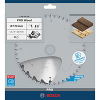 Bosch 2 608 837 690 rundsavklinge 17,3 cm 1 stk Træ, 17,3 cm, 2 cm, 1 mm, 8500 rpm, 1,5 mm