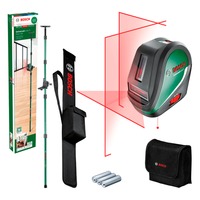 Bosch Krydslinjelaser UniversalLevel 3 Maxi-Set, Kryds- & linjelaser Grøn/Sort